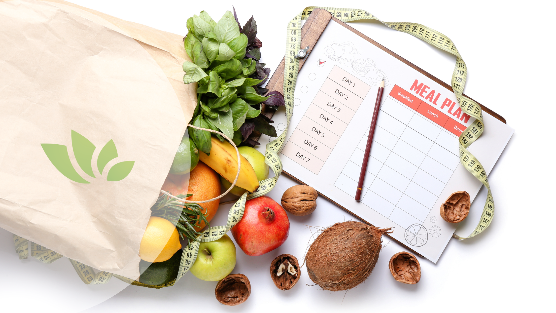 Dieta diaria de 2,000 kcal saludable y rica.