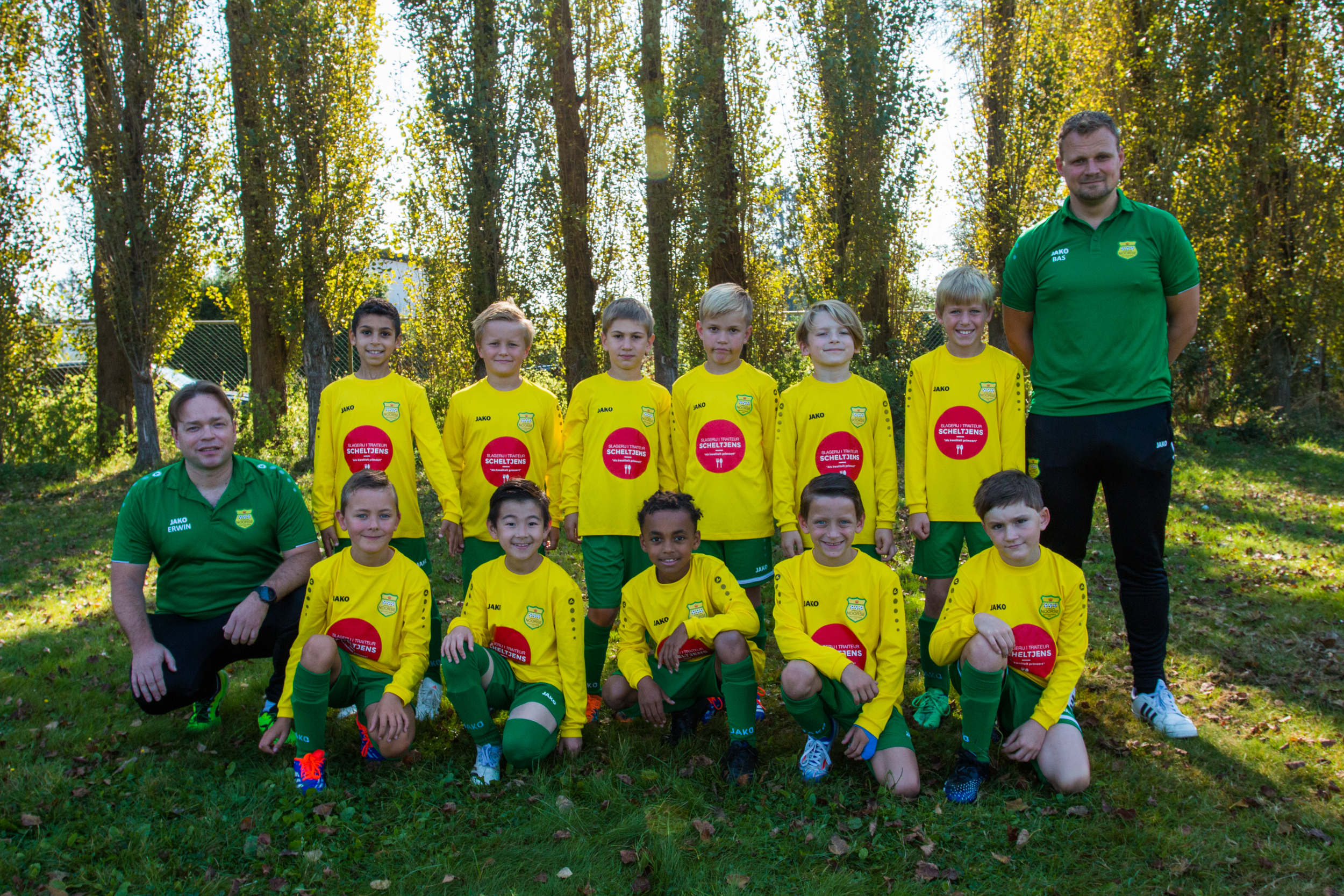 Ploegfoto U9 Geel