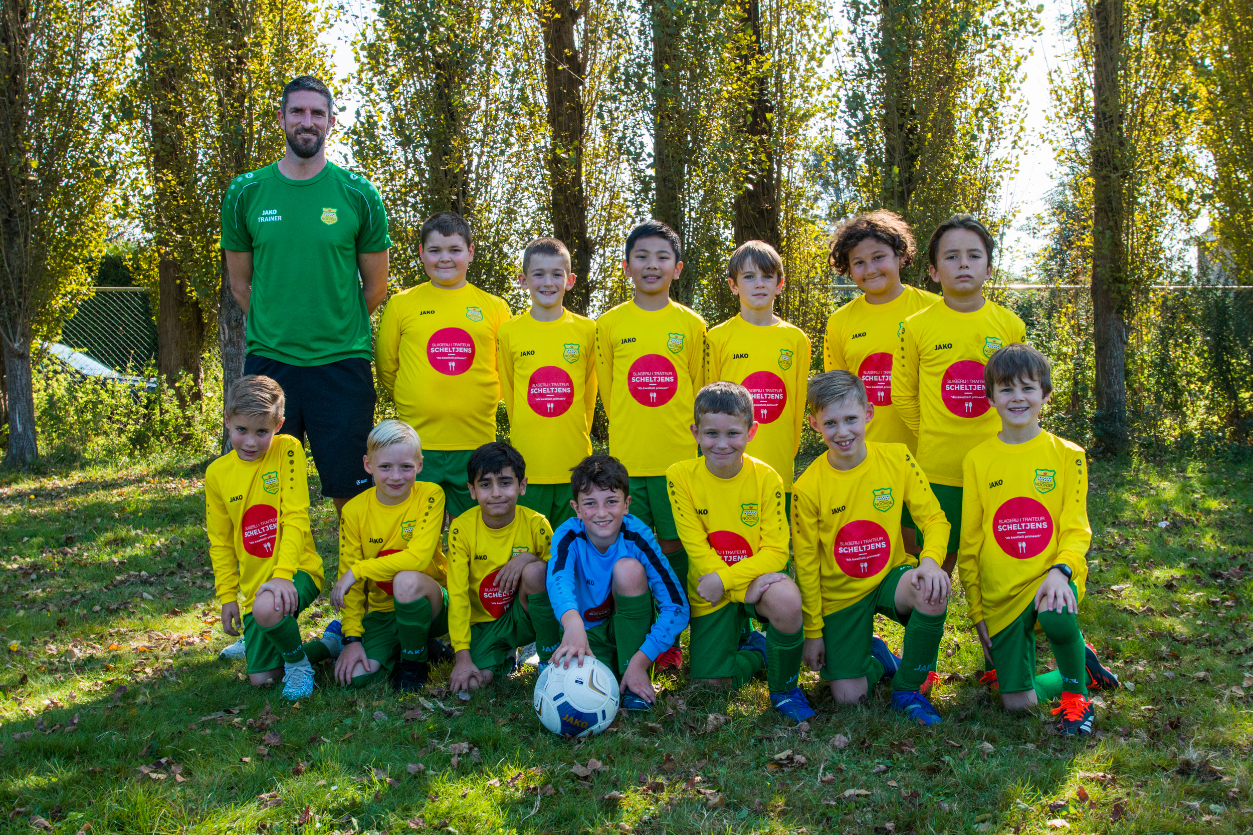 Ploegfoto U10 Geel