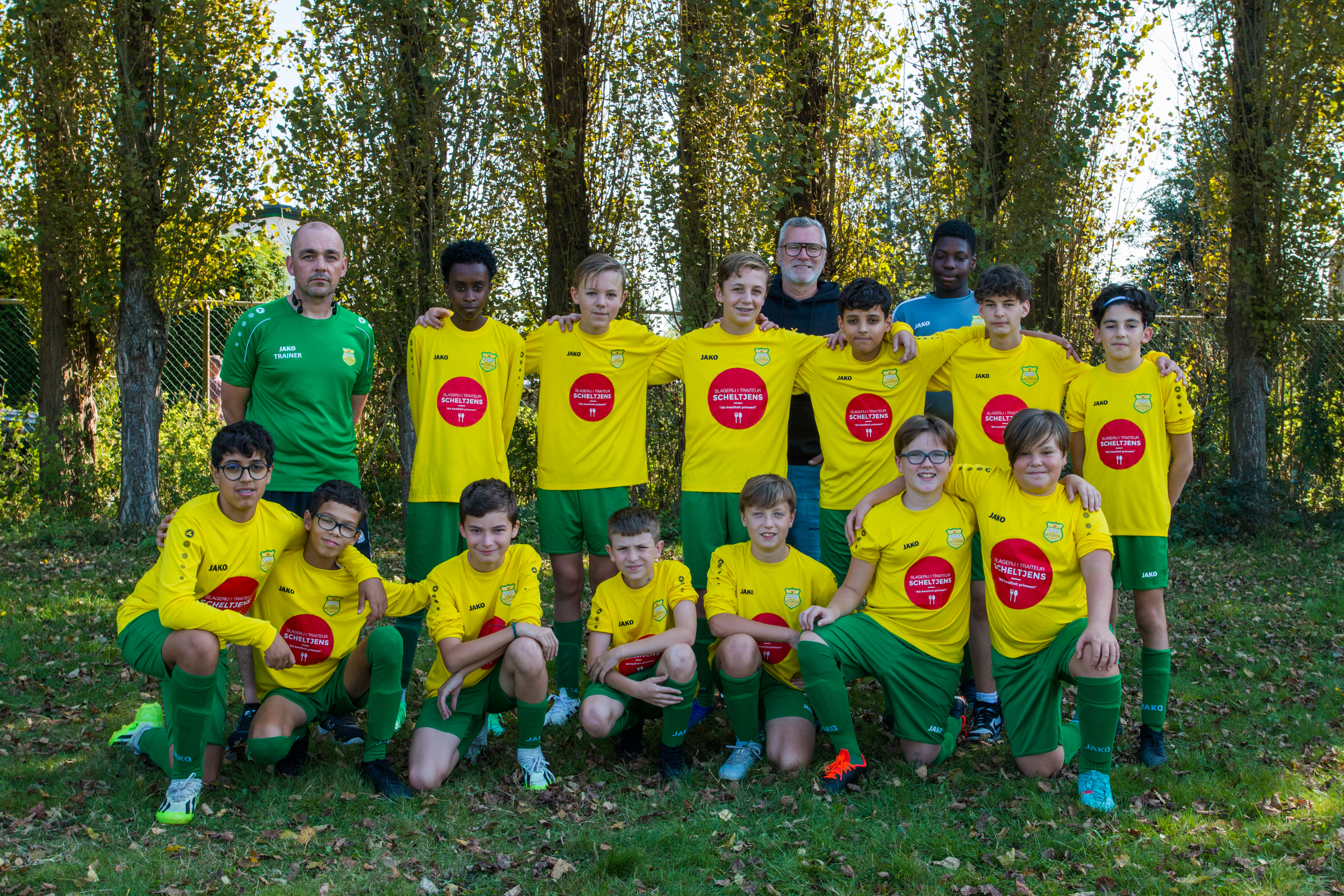 Ploegfoto U13 Groen