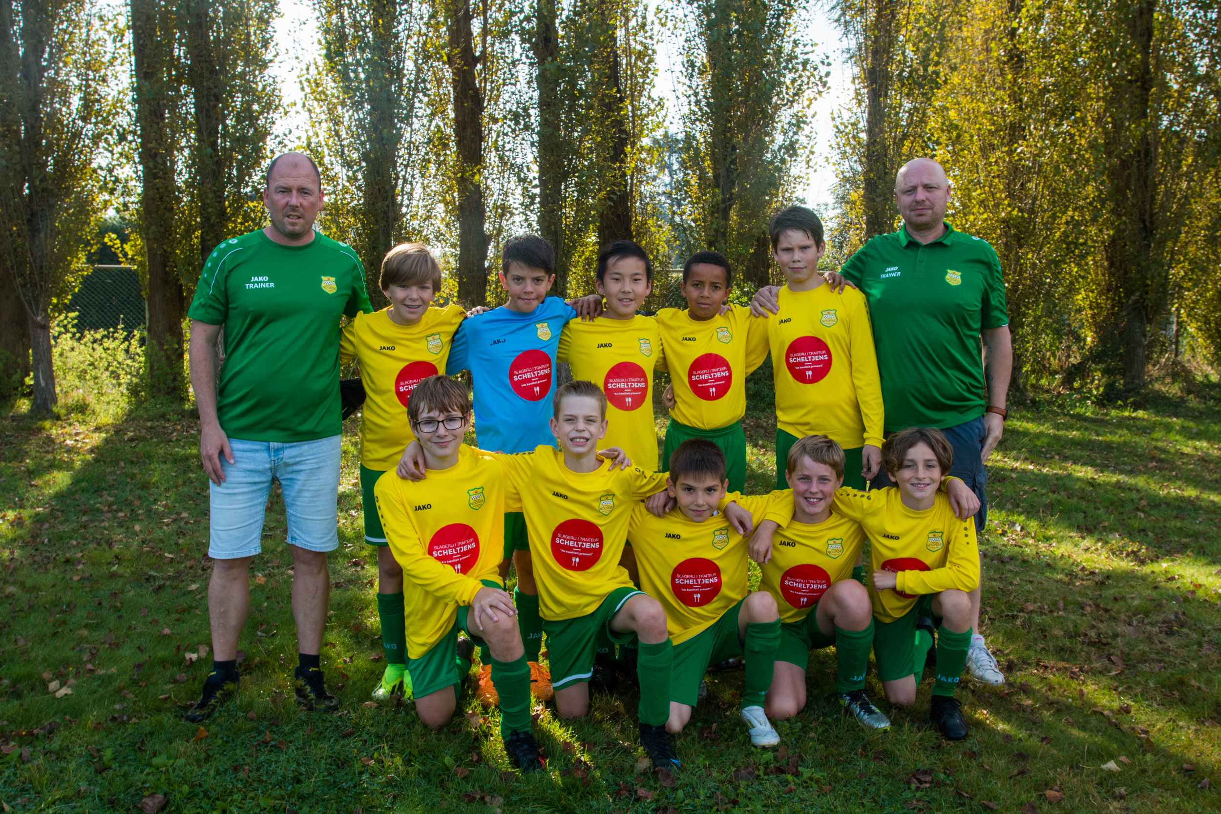 Ploegfoto U12 Groen