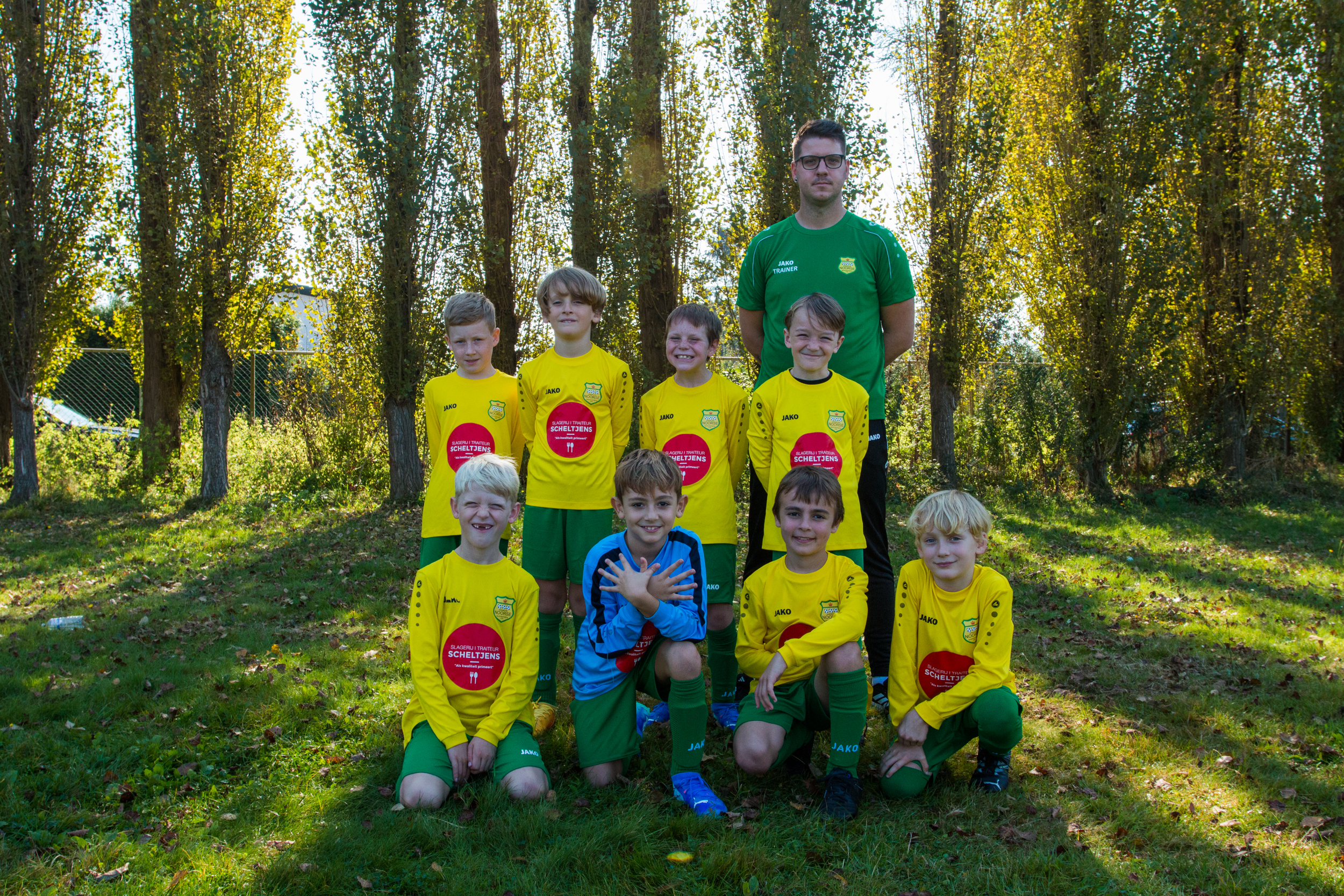 Ploegfoto U9 Groen