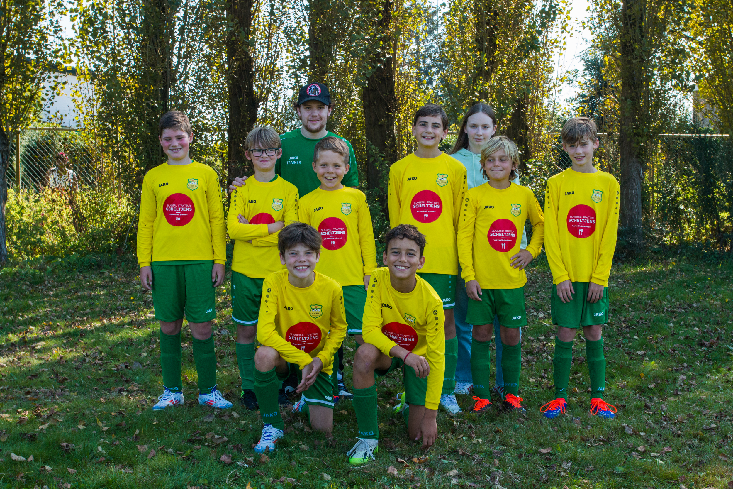 Ploegfoto U11 Groen