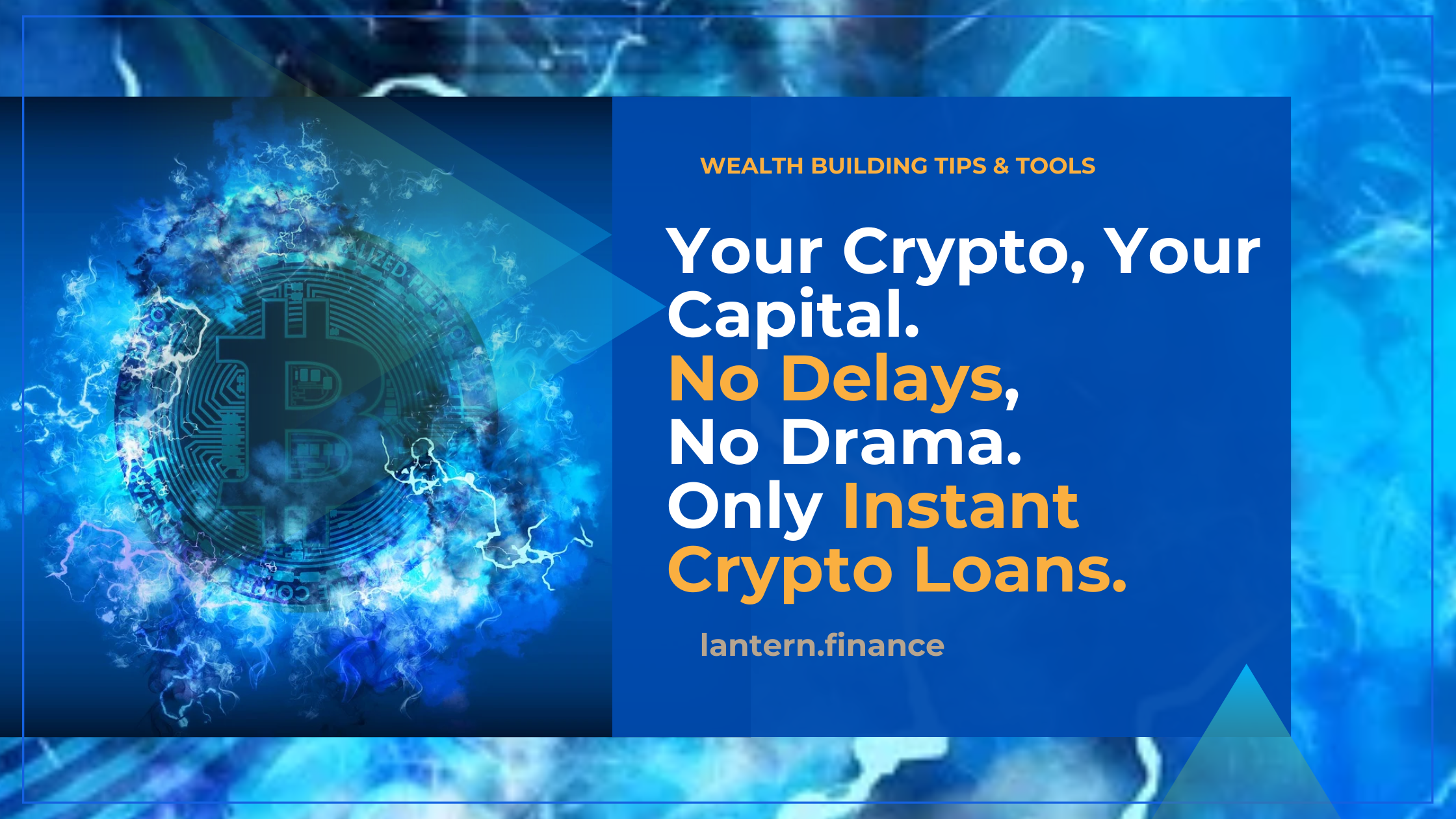 Crypto loans on your own terms