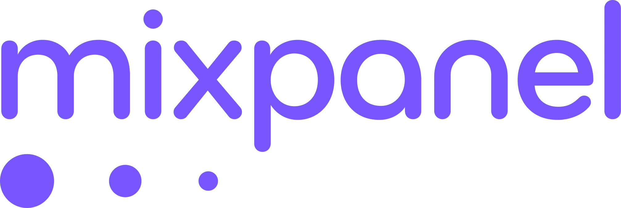 Mixpanel full logo – purple