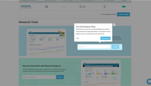 moz product onboarding