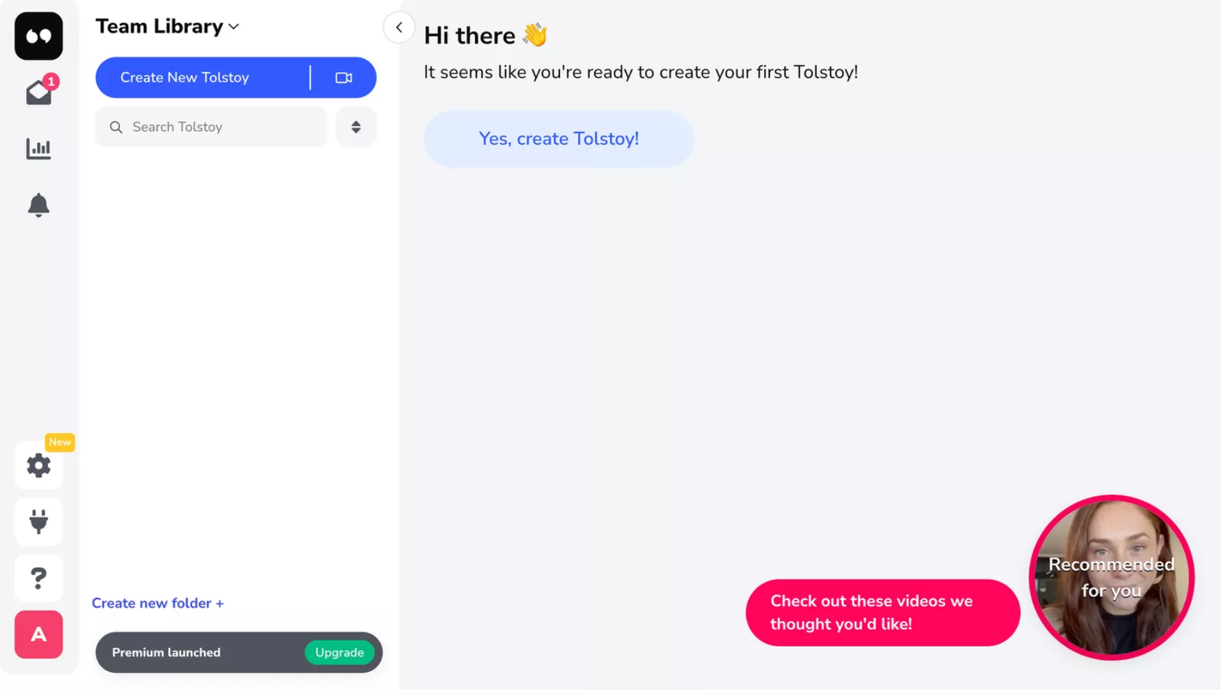 tolstoy video onboarding 