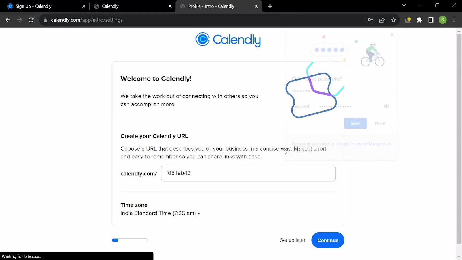 calendly-welcome-message