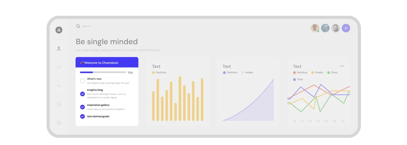 Chameleon Chameleon is a product onboarding platform used to build in-app user experiences.