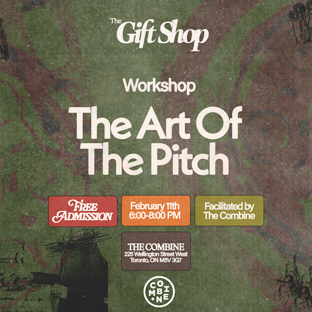 The Art Of The Pitch Community Events The Combine Toronto