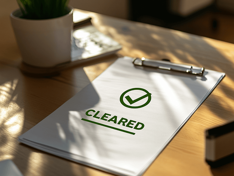 Cleared CRJMC background check