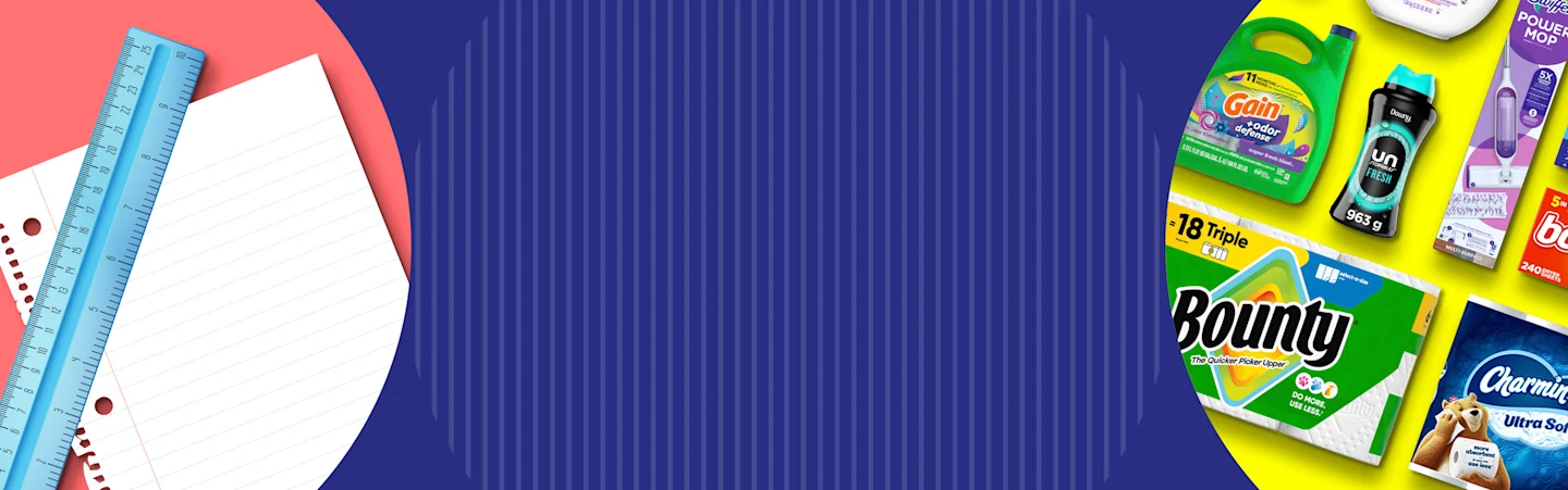 Background with different PG products