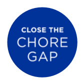 close the chore gap blue circle