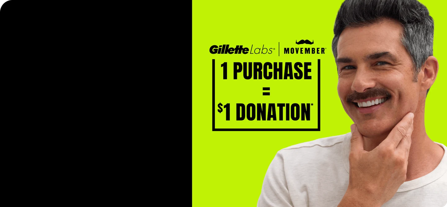 Movember campaign landing page - Image set