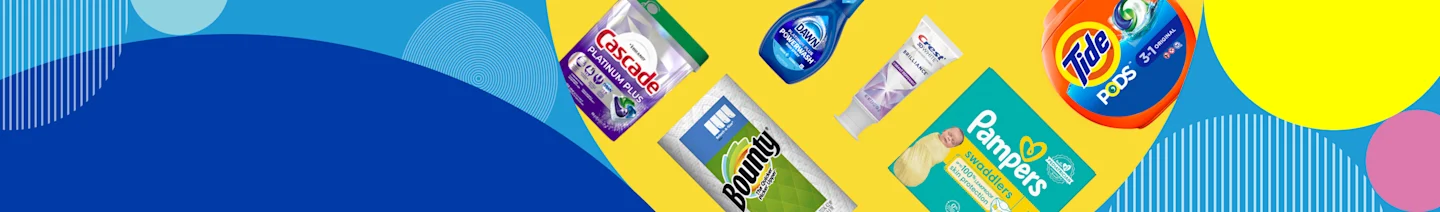 Background with different PG products