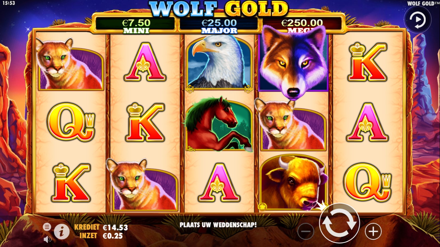 Gameplay Wolf Gold