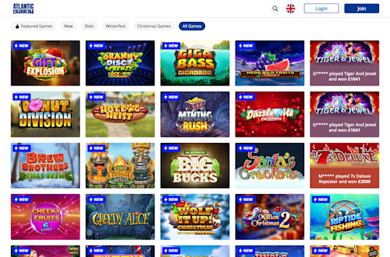Atlantic Spins Casino Screenshot 5