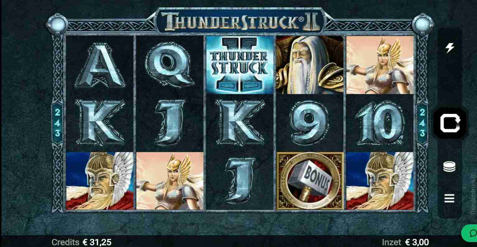 Gameplay Thunderstruck II