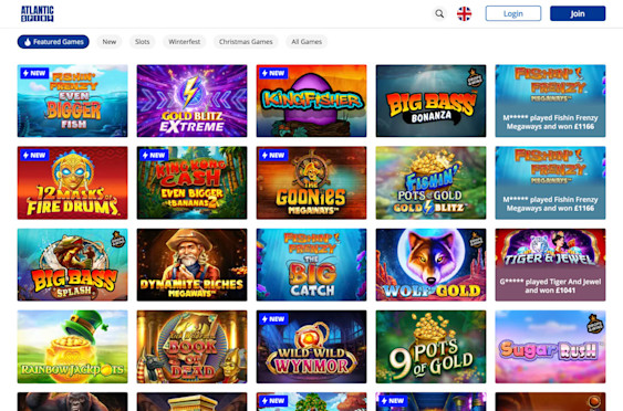 Atlantic Spins Casino Screenshot 2