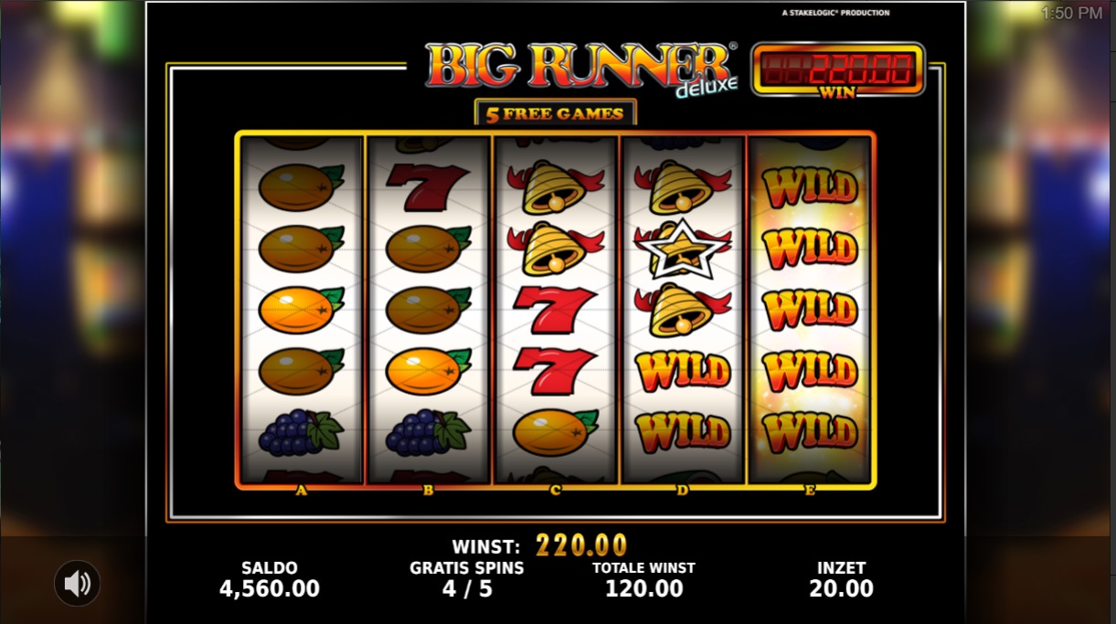 Free spins feature Big Runner Deluxe