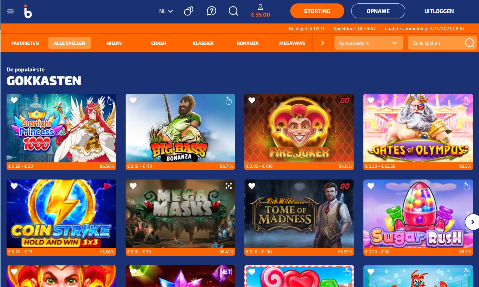 Betnation Casino Review Nederland 2024 | €100 Bonus en Spins