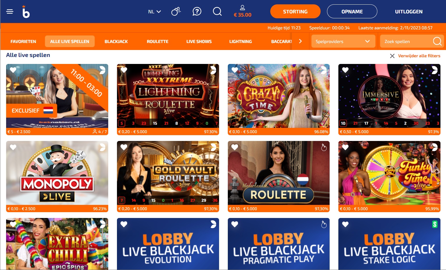 Betnation Casino Review Nederland 2024 | €100 Bonus en Spins