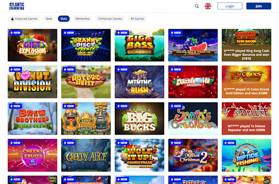 Atlantic Spins Casino Screenshot 3