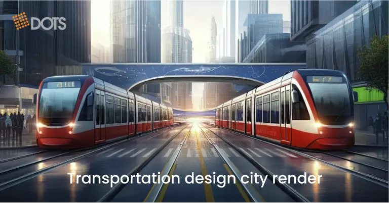 How Are 3D Renders Transforming City Transportation Design?