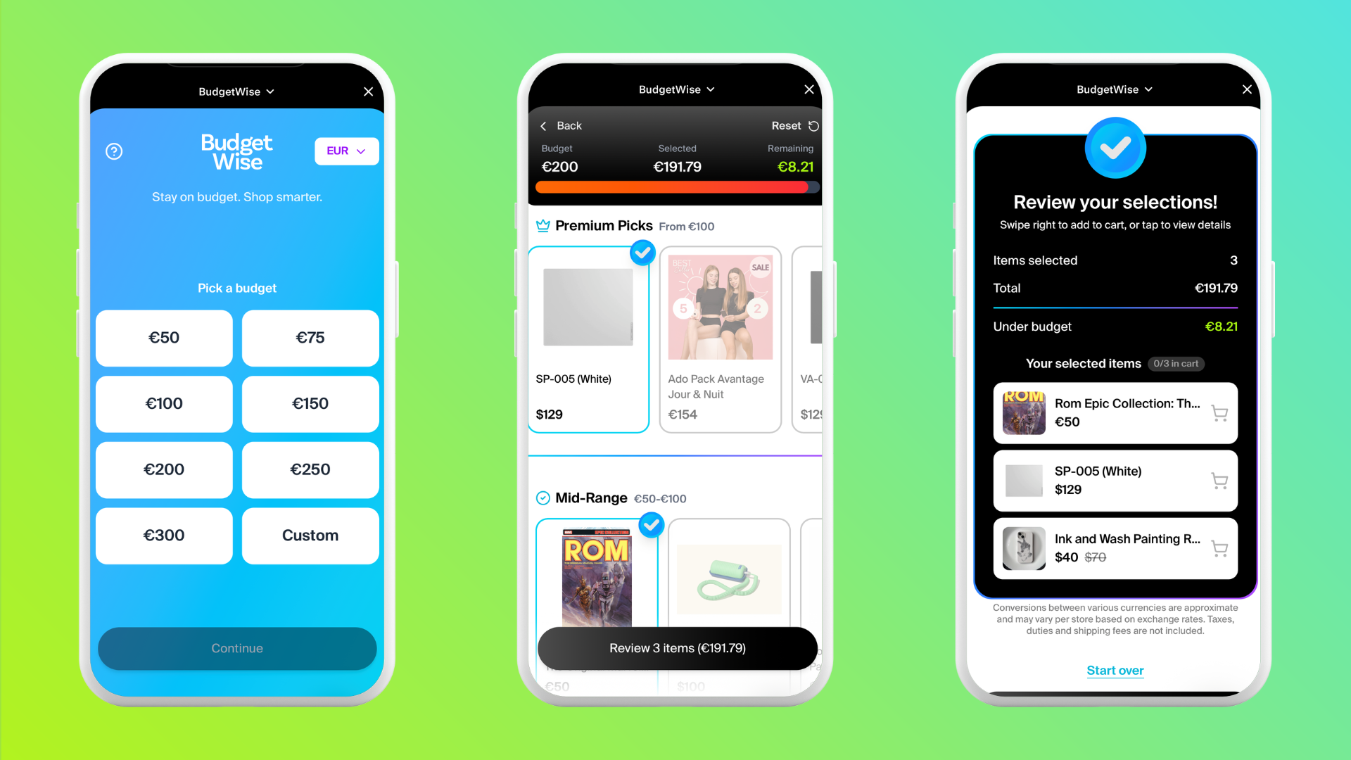 Introducing BudgetWise: our first Shop Mini