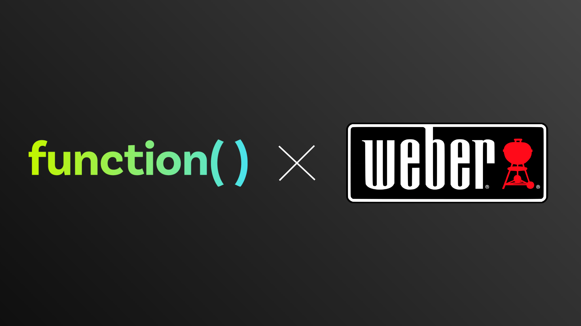 function() × Weber