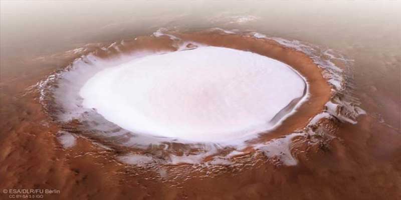 Mars’ta Donmuş Su Bulunması (Mars Express)