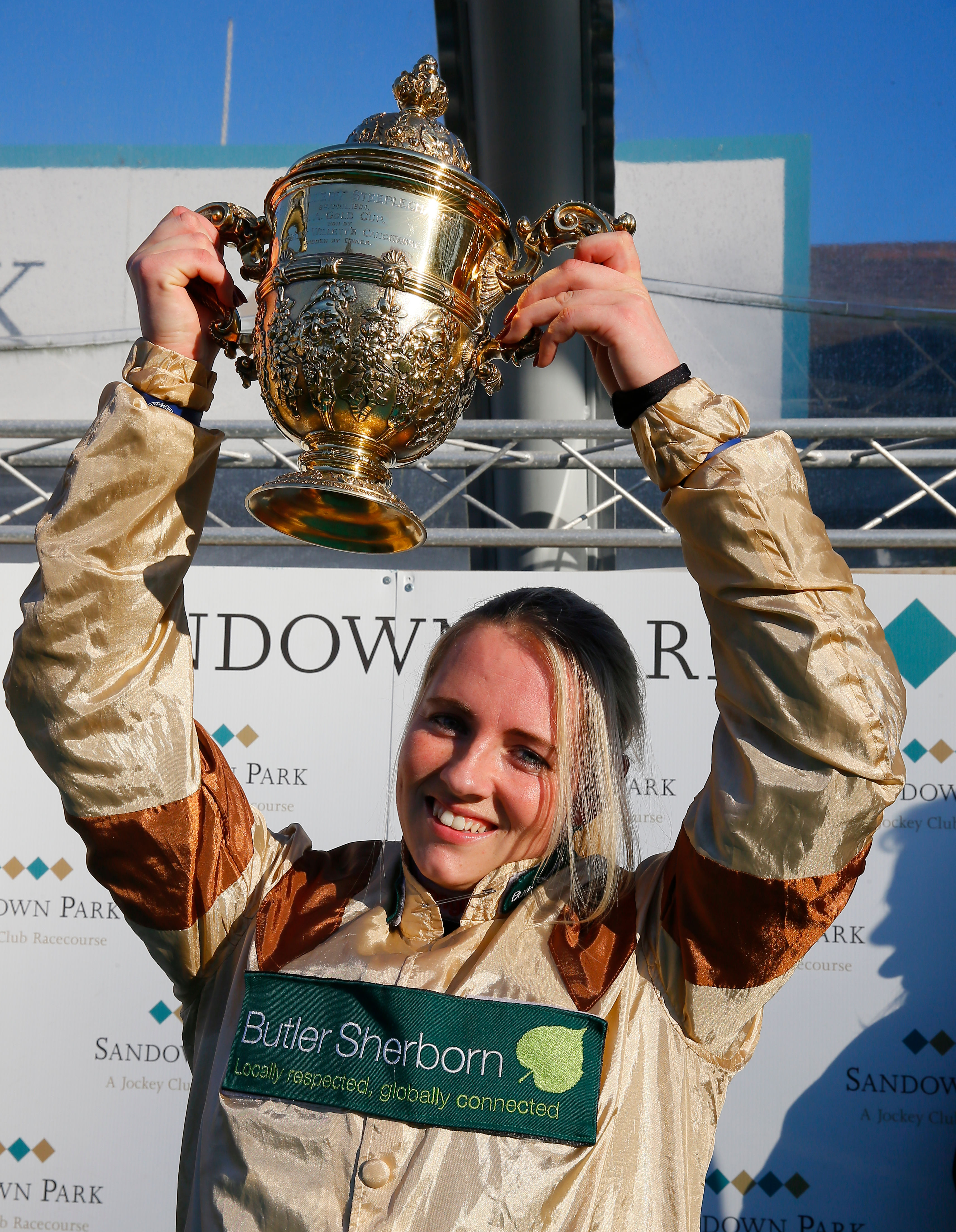  Brodie Hampson celebrates a Sandown success (Focusonarcing)