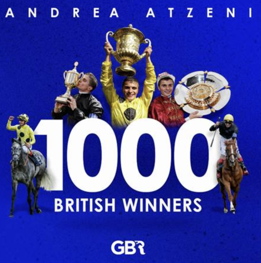  Atzeni's 1,000 winners include many highlights (Great British Racing)