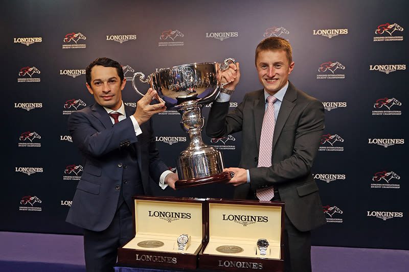  Silvestre de Sousa shares LONGINES International Jockeys' Challenge glory with Tom Marquand (Photo: Hong Kong Jockey Club)