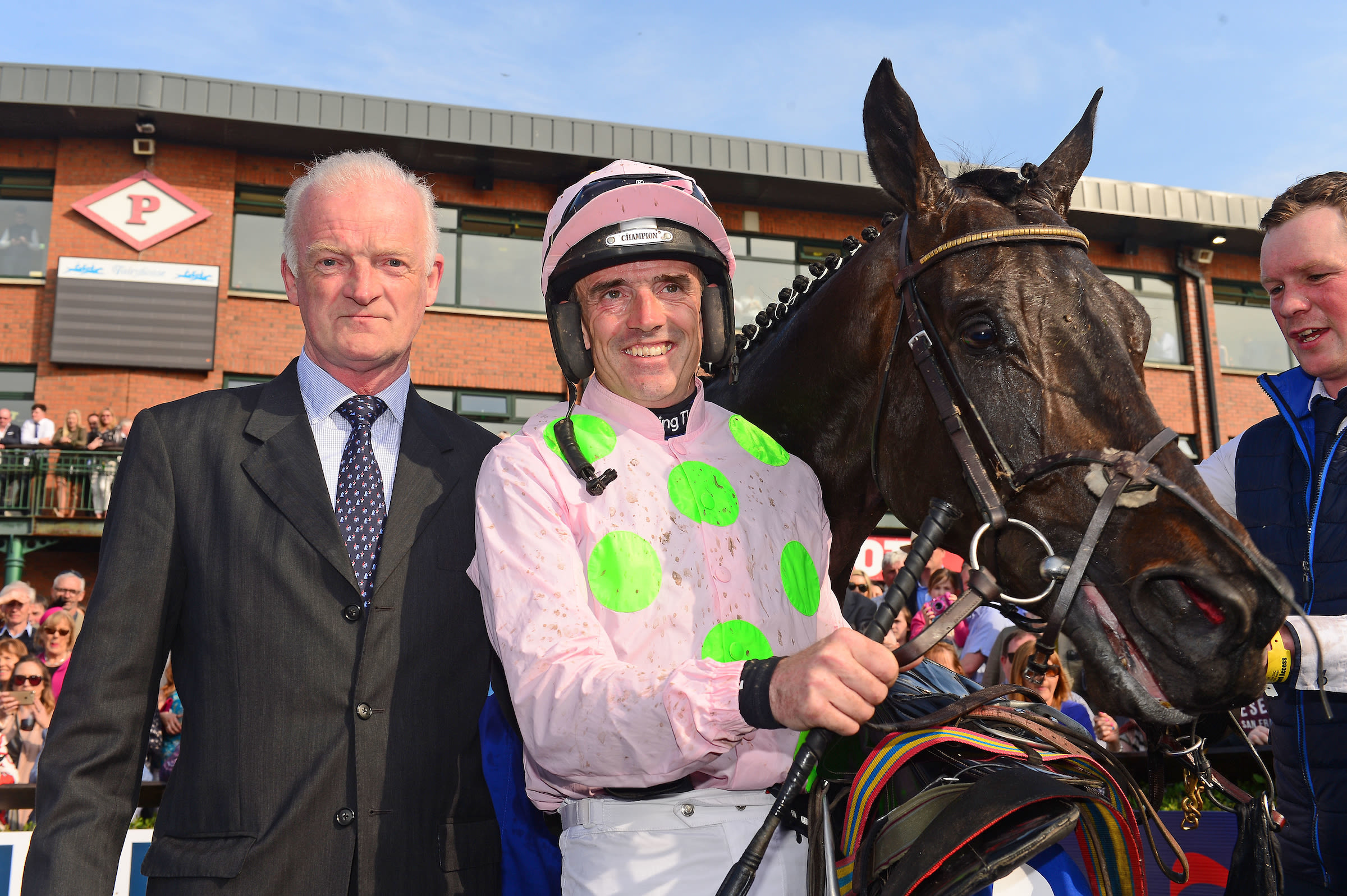 Burrows Saint after landing the Irish National (Focusonracing)