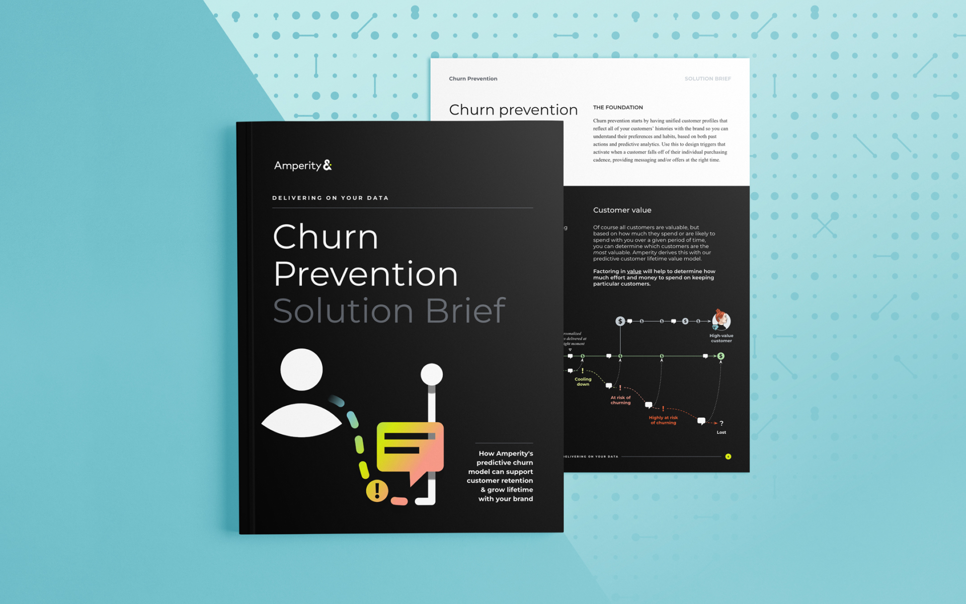 Preview image of the churn prevention solution brief