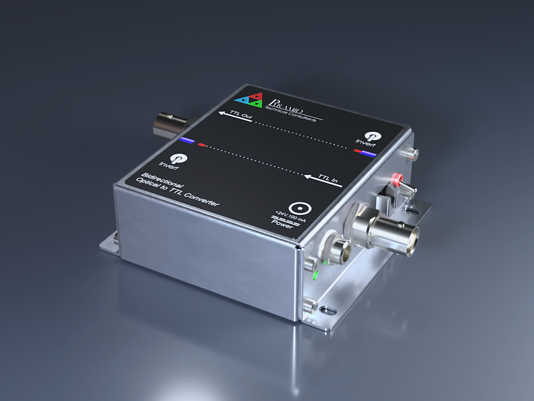 X22 | Bi-directional BNC TTL to Fiber Optic Converter
