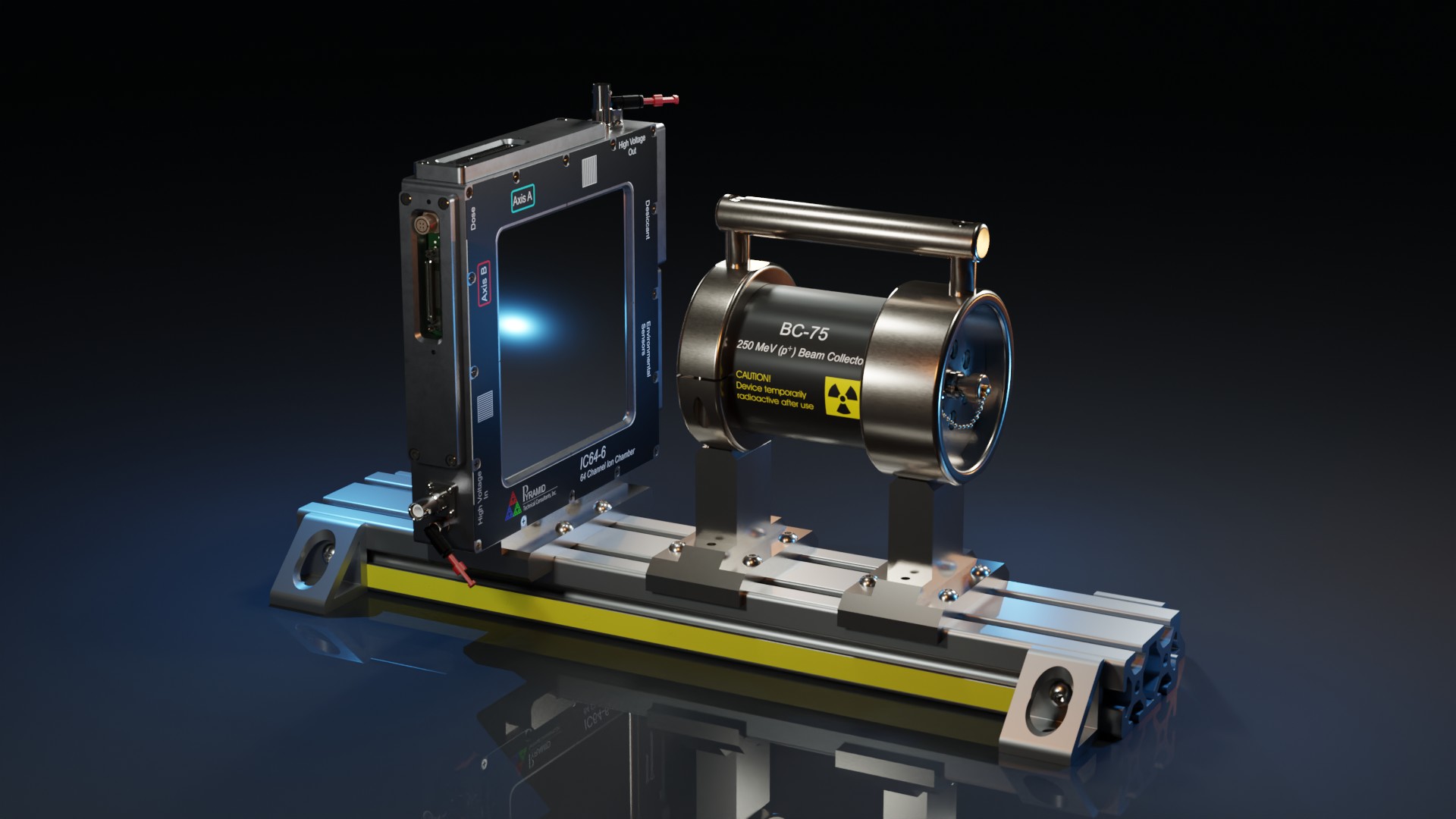 BC75 Solid Core Faraday Cup for Charged Particles