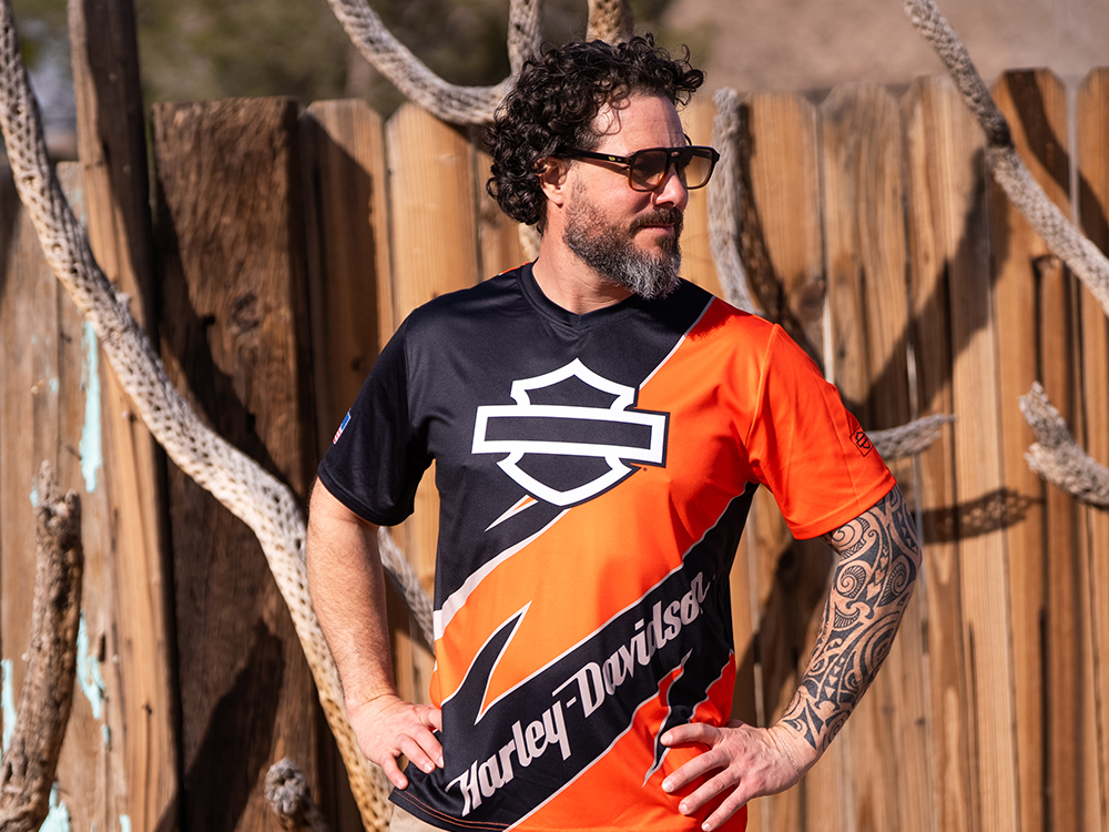 man wearing a soccer jersey