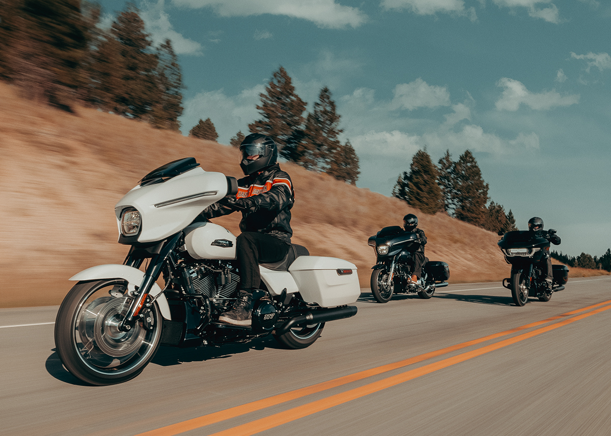 Street Glide motorcycle riding