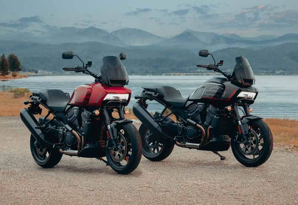 man sitting on 2025 H-D Pan America