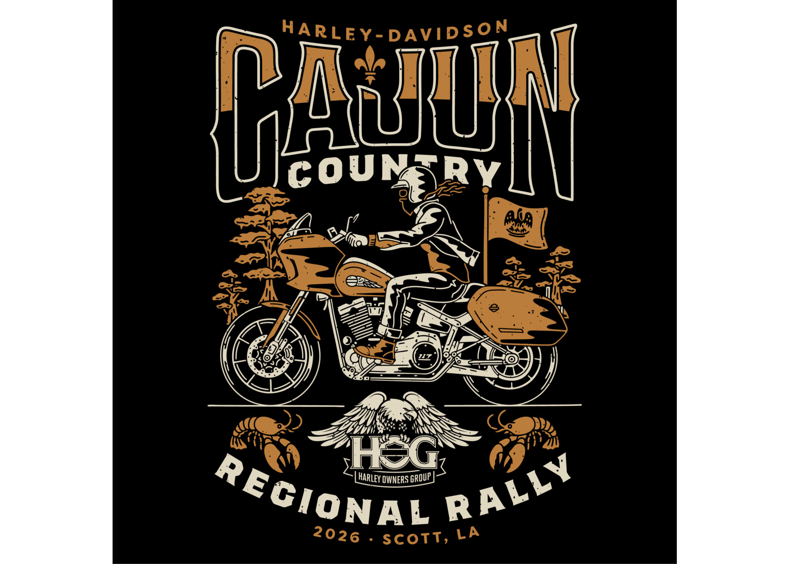 A Cajun Country H.O.G. Rally bannerje
