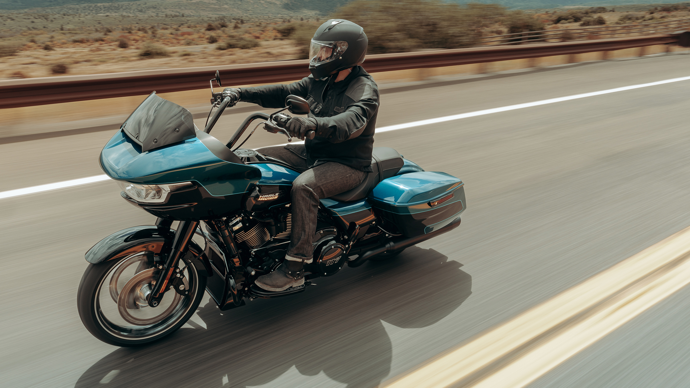 2026er Road Glide – Fahraufnahme 