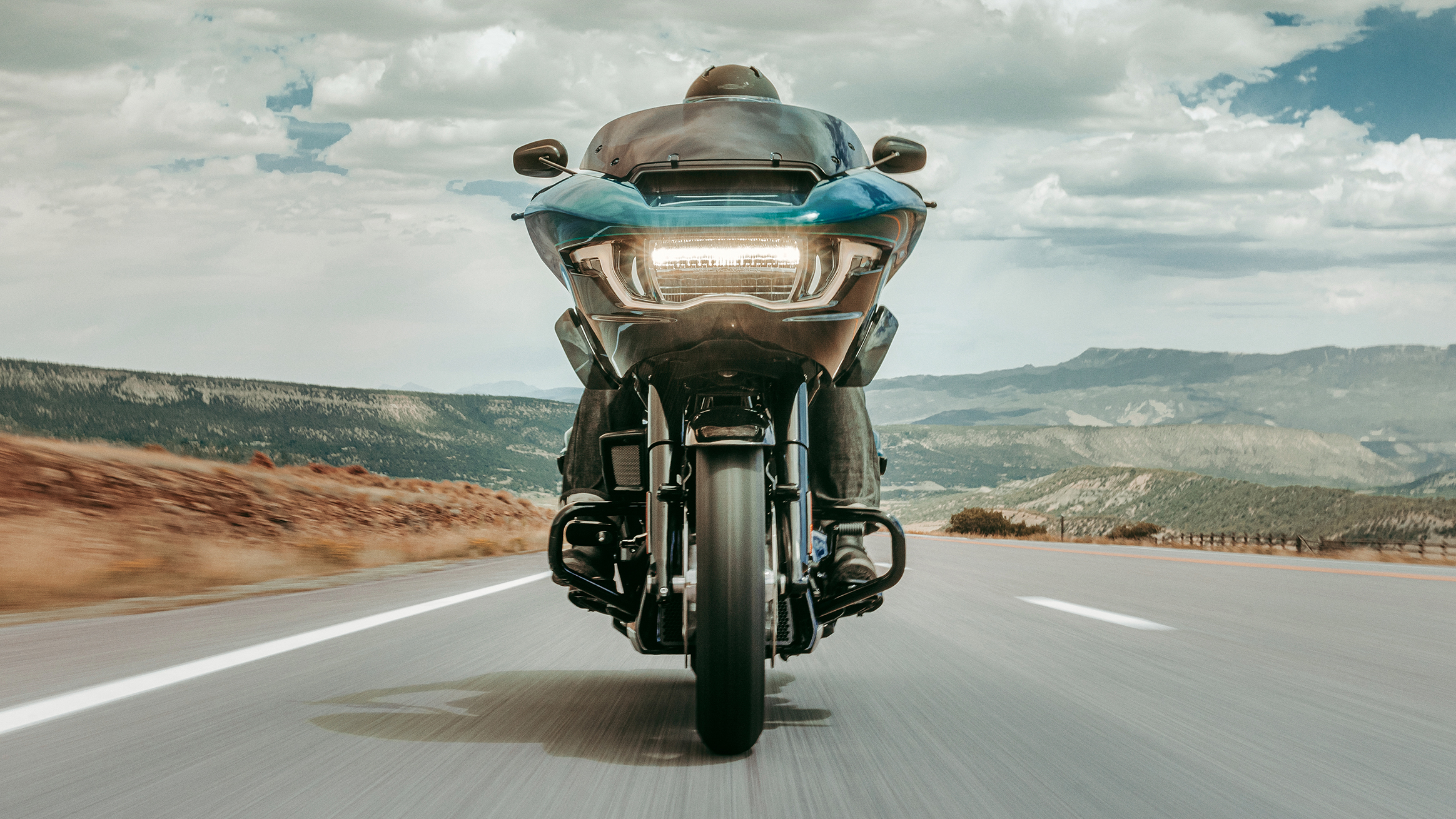 2026er Road Glide – Fahraufnahme 