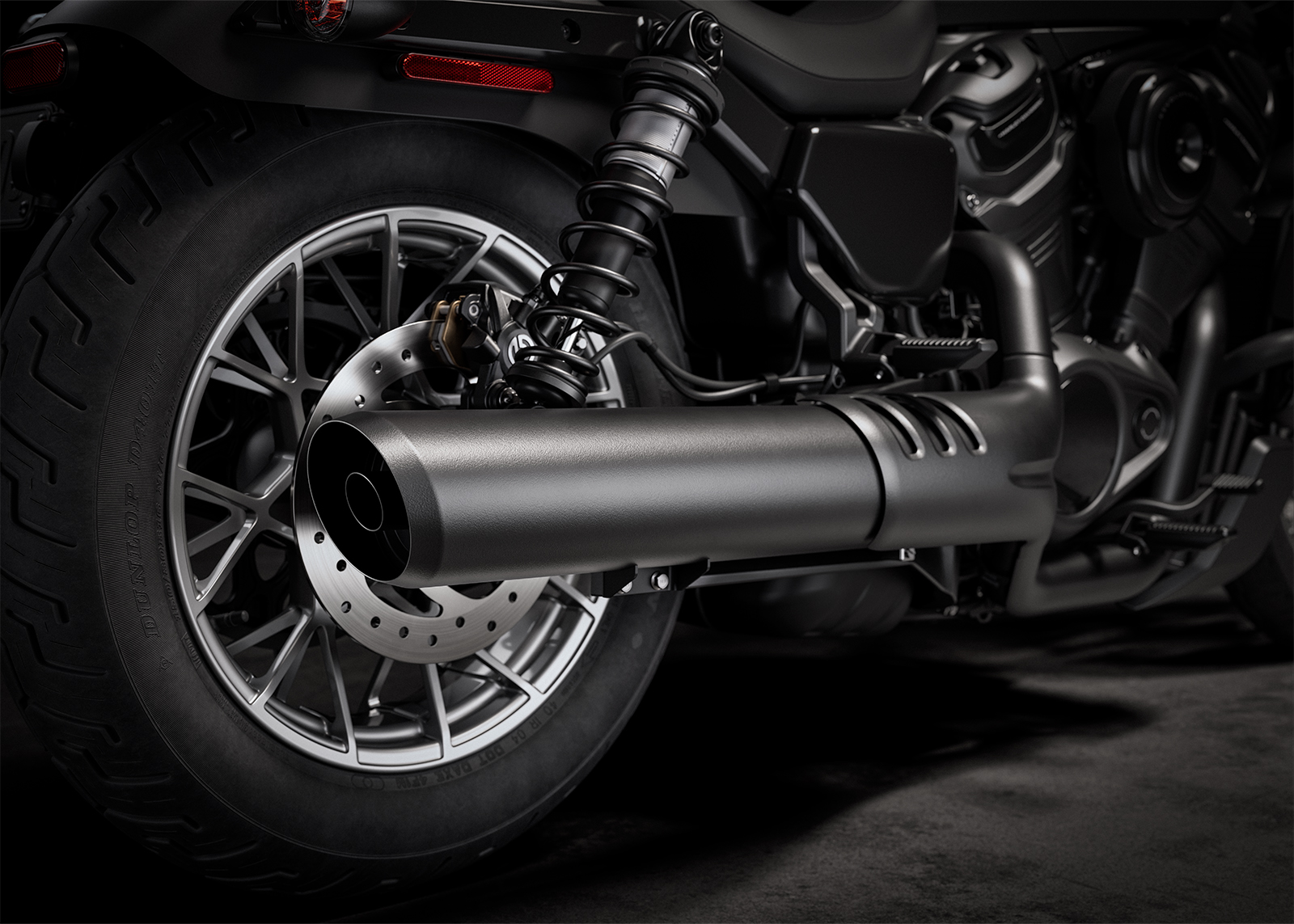 2025 Nightster Special motorcycle's exhaust