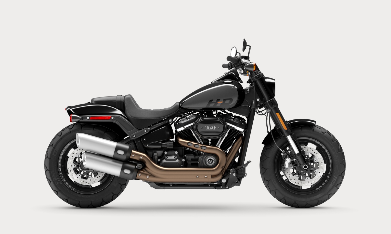 極上柄！90s USA製 ハーレーダビッドソン ロンT ブルーファイヤー 黒 M 90s Harley-Davidson Blue flame Fire pattern ハーレー