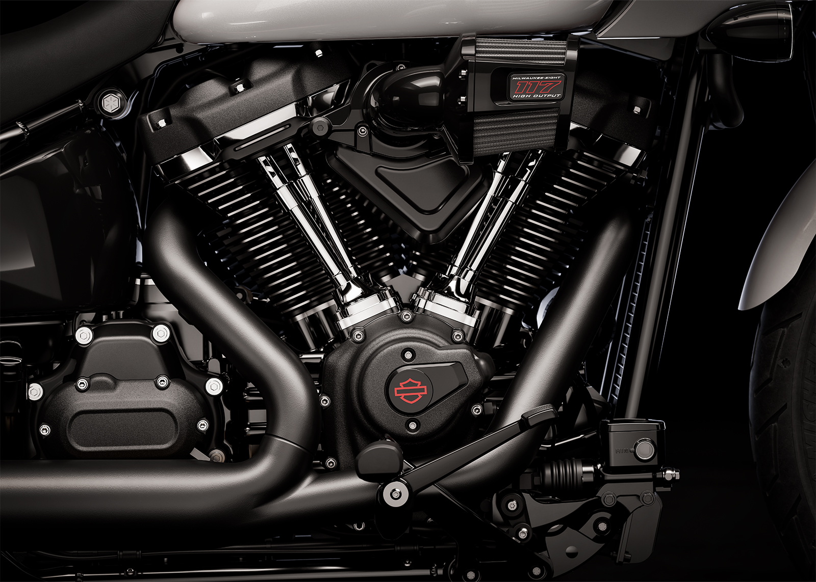 2026er Low Rider ST – der Milwaukee-Eight 117 H.O. Motor  