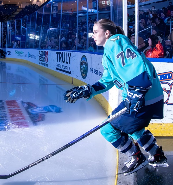 Photo de Carley Olivier, joueuse de hockey pour le LPHF. 