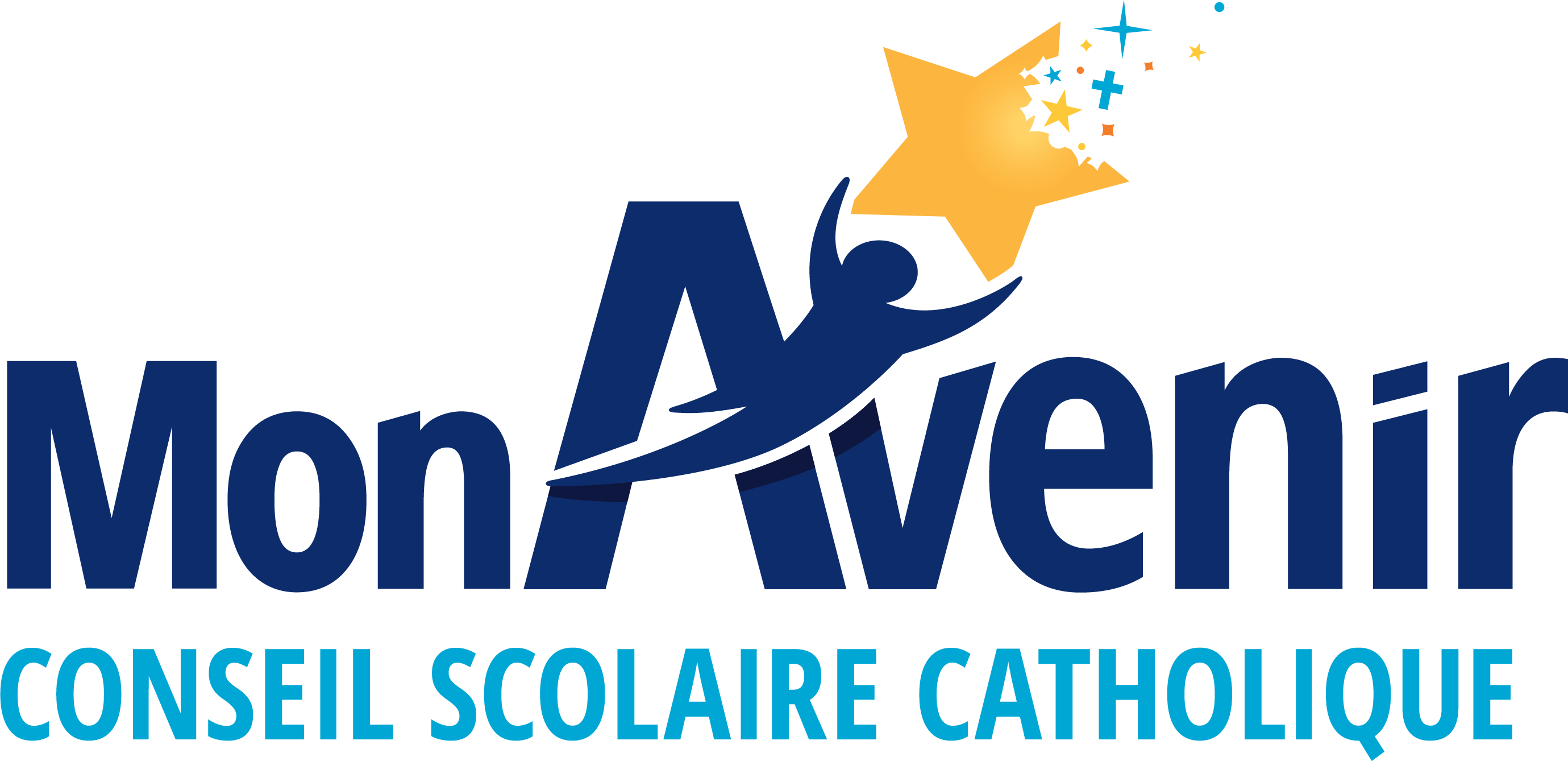 Logo du Conseil scolaire catholique Mon Avenir.  