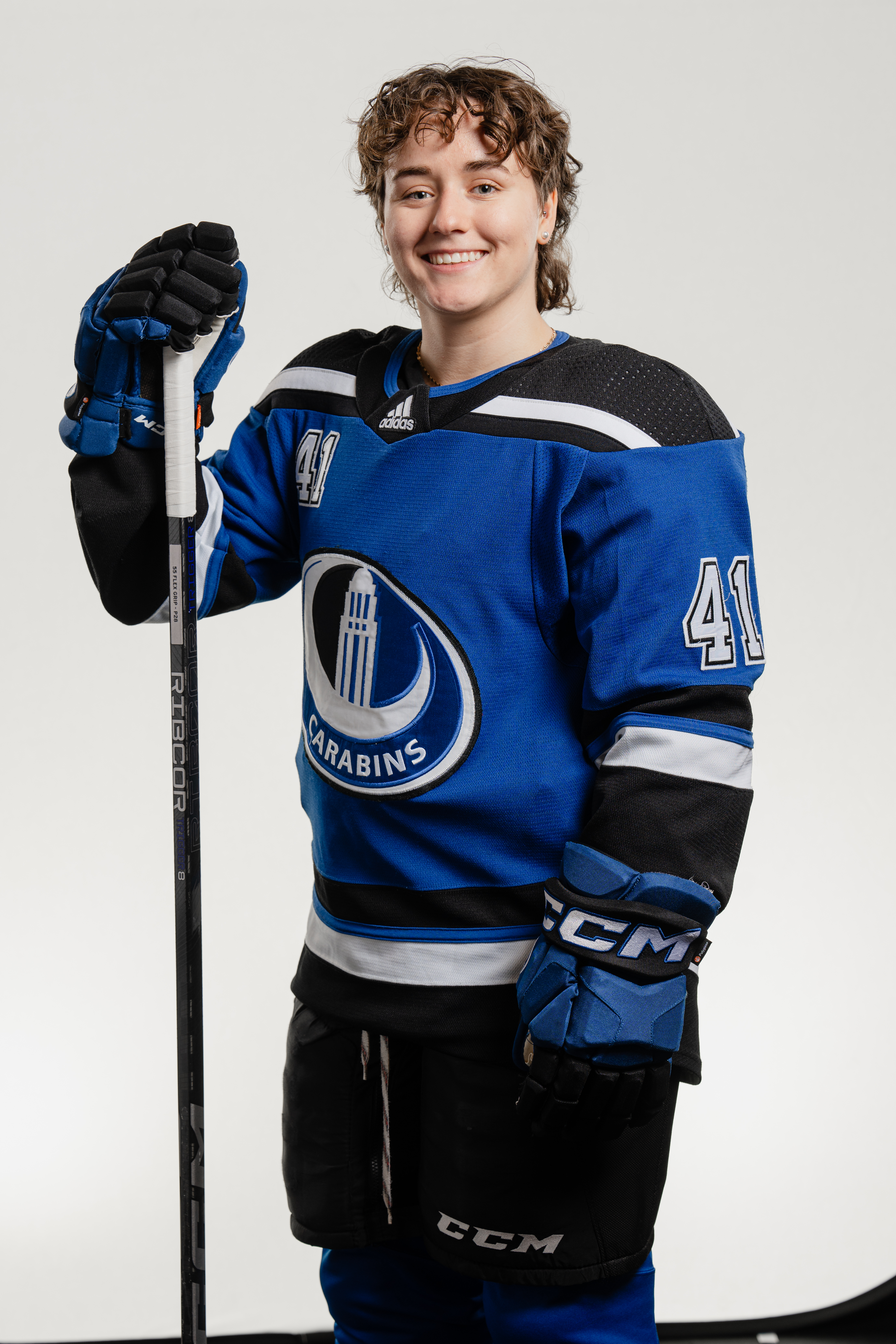 Photo de Mylène Lefebvre, joueuse de hockey.  